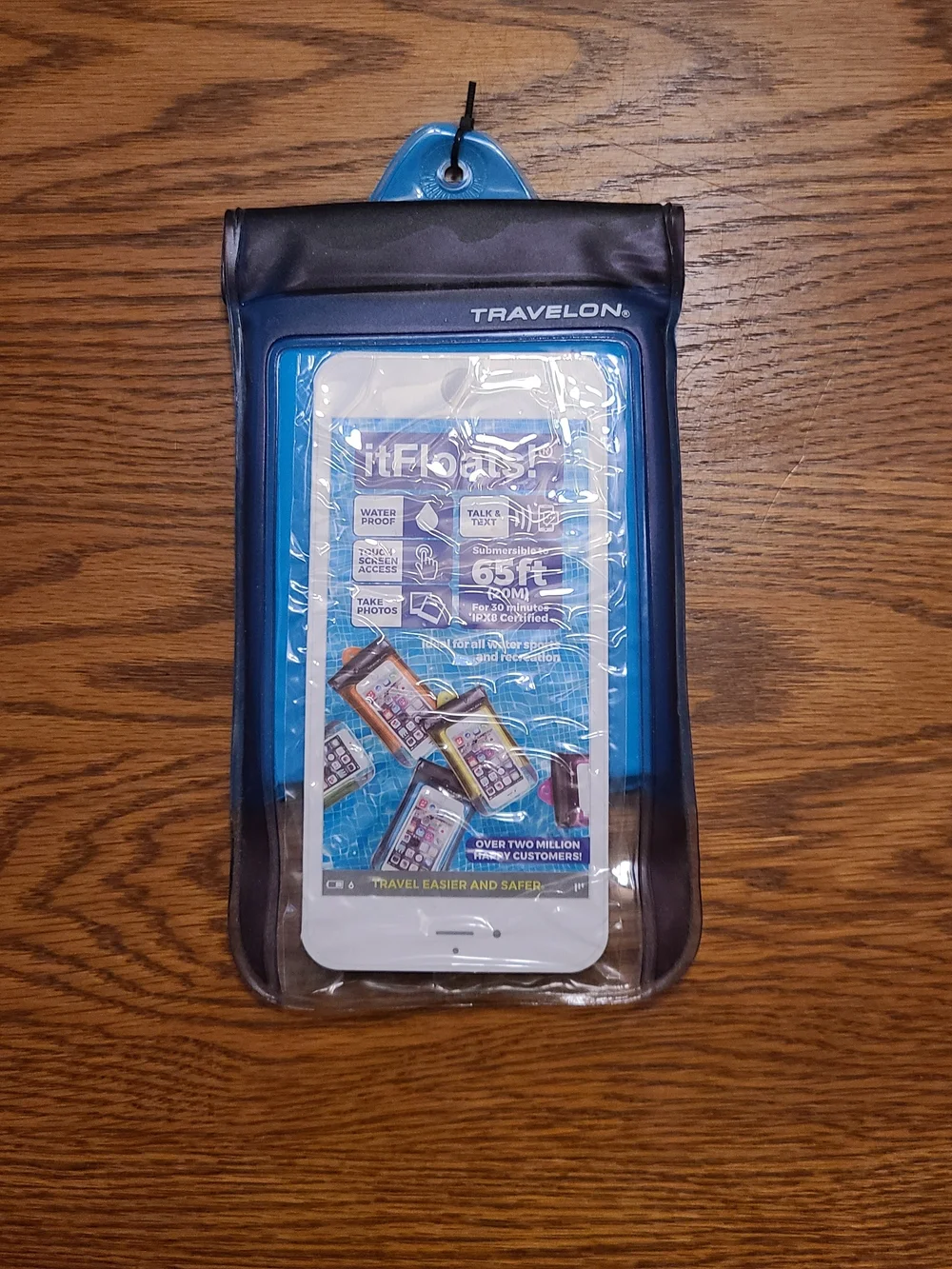 Travelon Clear Waterproof Phone Pouches - Bundle Of 3